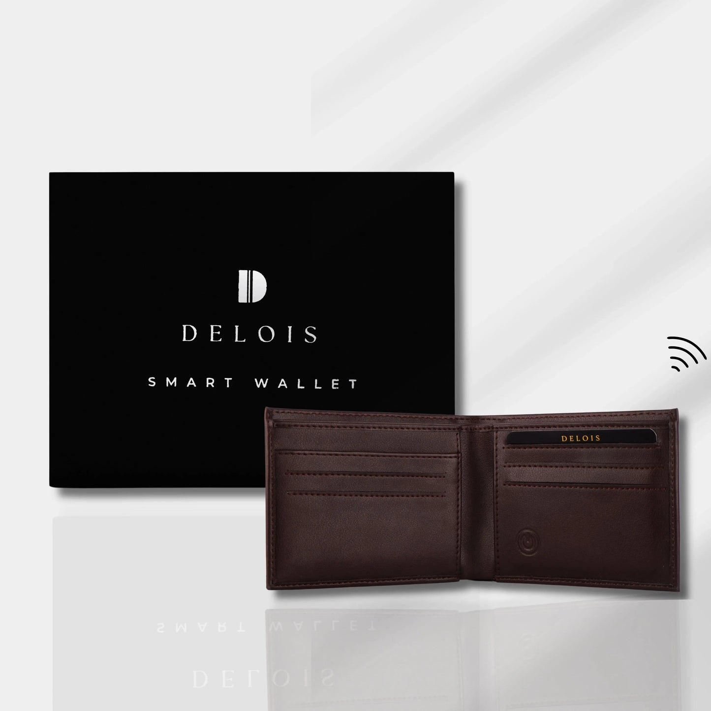 Track X Dark Brown Trackable Smart Wallet