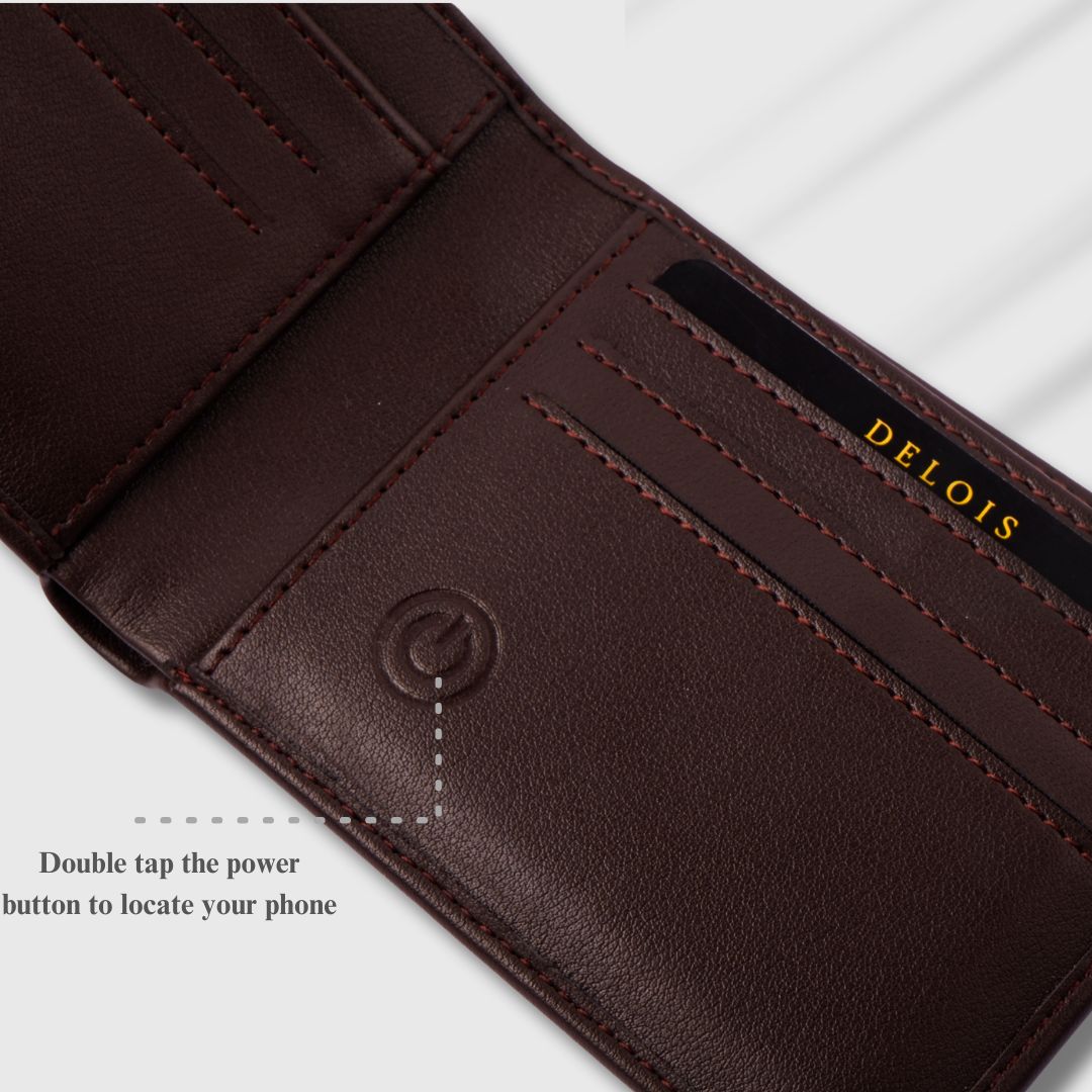 Track X Dark Brown Trackable Smart Wallet